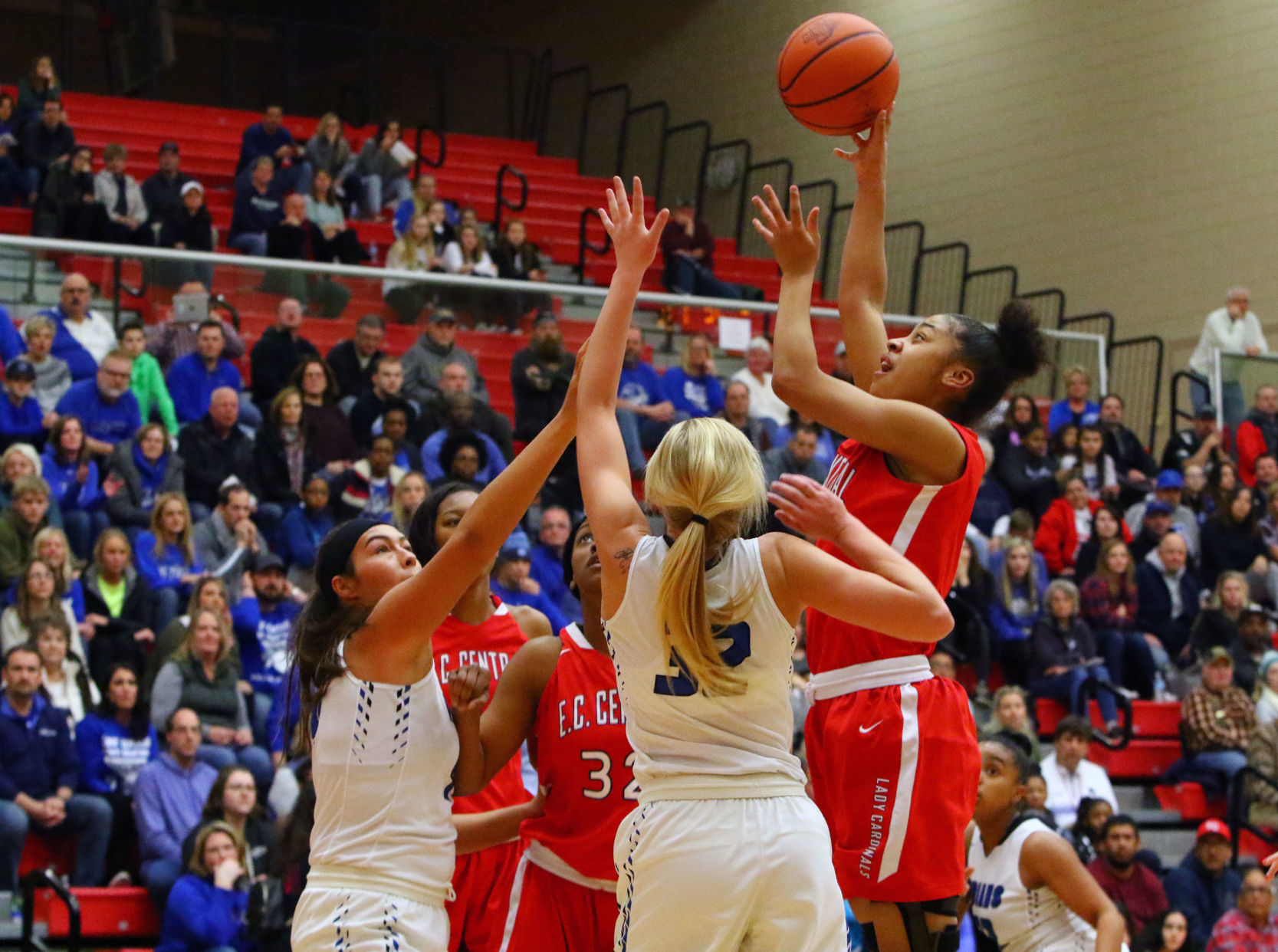 Girls Basketball Sectional Finals - E.C. Central vs. Lake Central